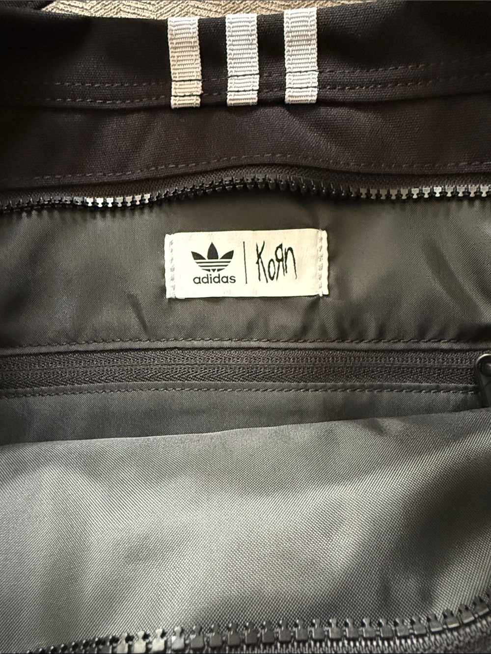 Adidas x Korn Black Tote Bag with Red Korn Accent - NWT! - Picture 3 of 5